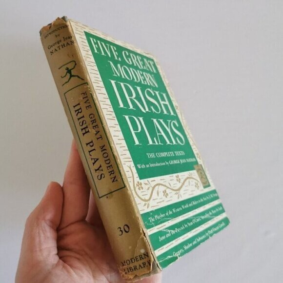 1941 Five Great Modern Irish Plays Book w/DJ Modern Library - Picture 2 of 9